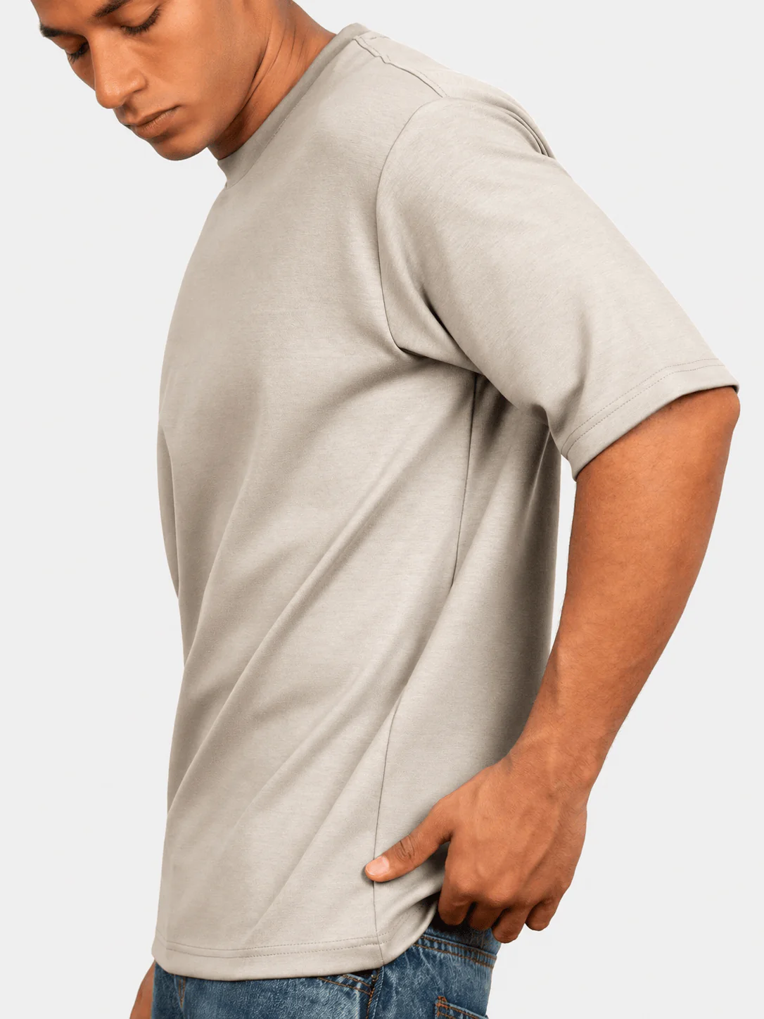 Half-Sleeve Oversized T-Shirt - Image 4