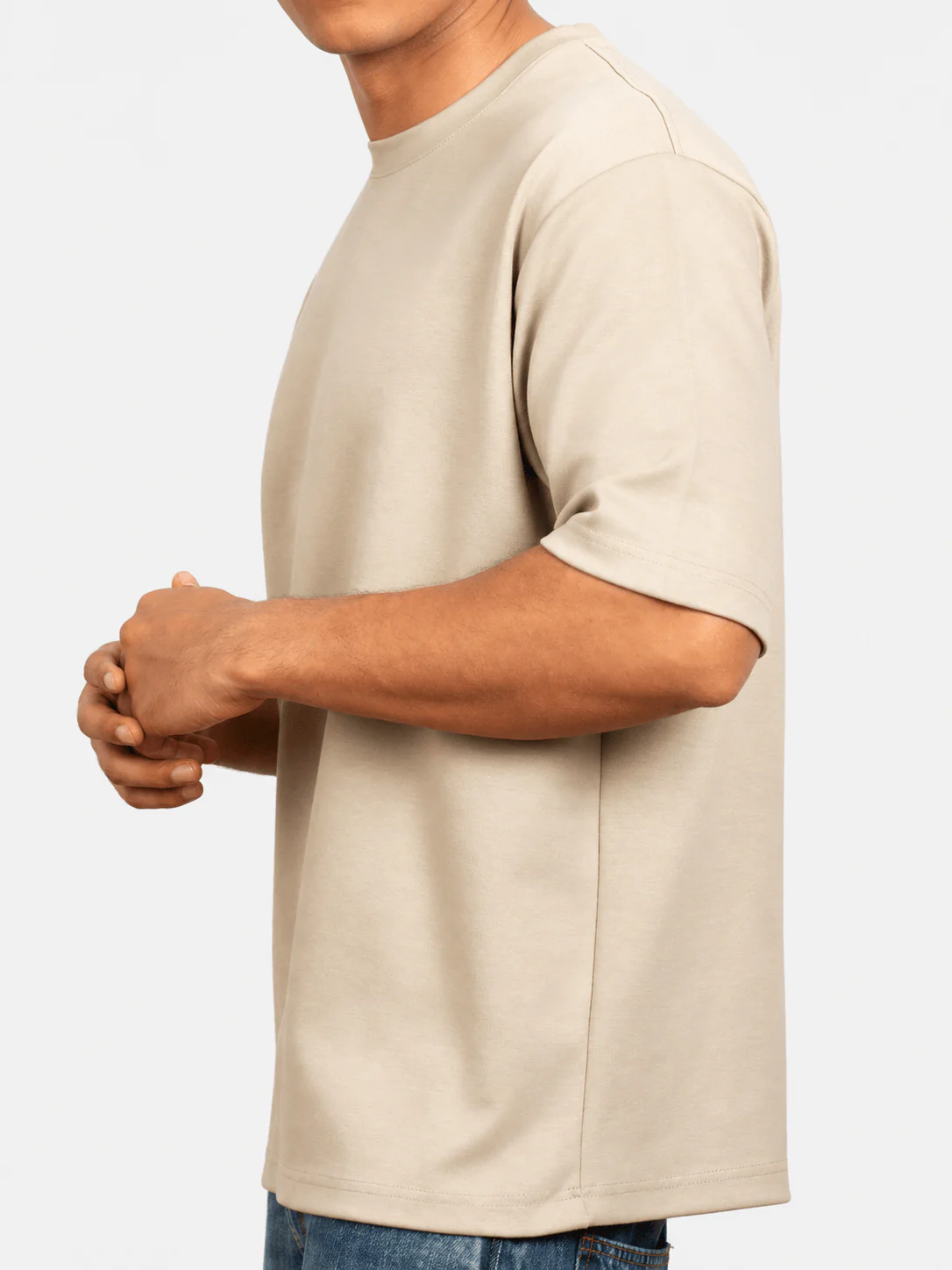 Half-Sleeve Oversized T-Shirt - Image 6
