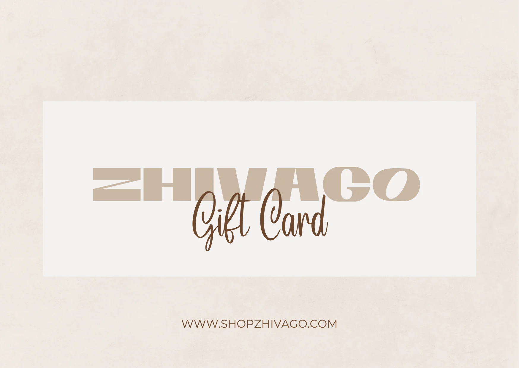 Zhivago Gift Card